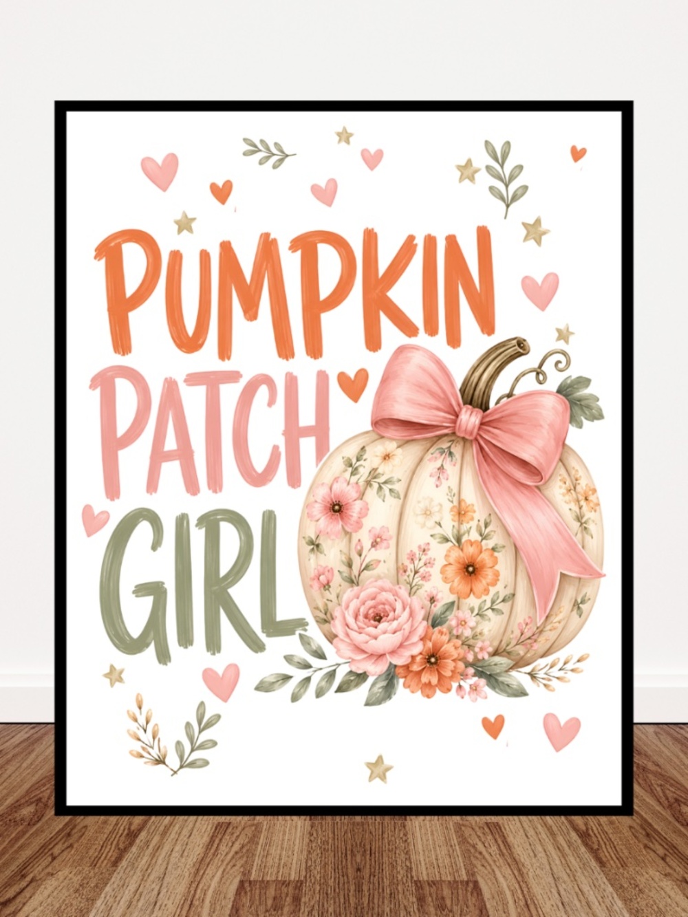 Pumpkin Fall Decor Wall Art
